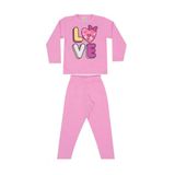 Pijama Feminino Infantil Moletom Flanelado Quentinho - 2 - Lilás