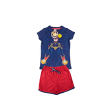 Conjunto Pijama Menina Evanilda Capitã Marvel