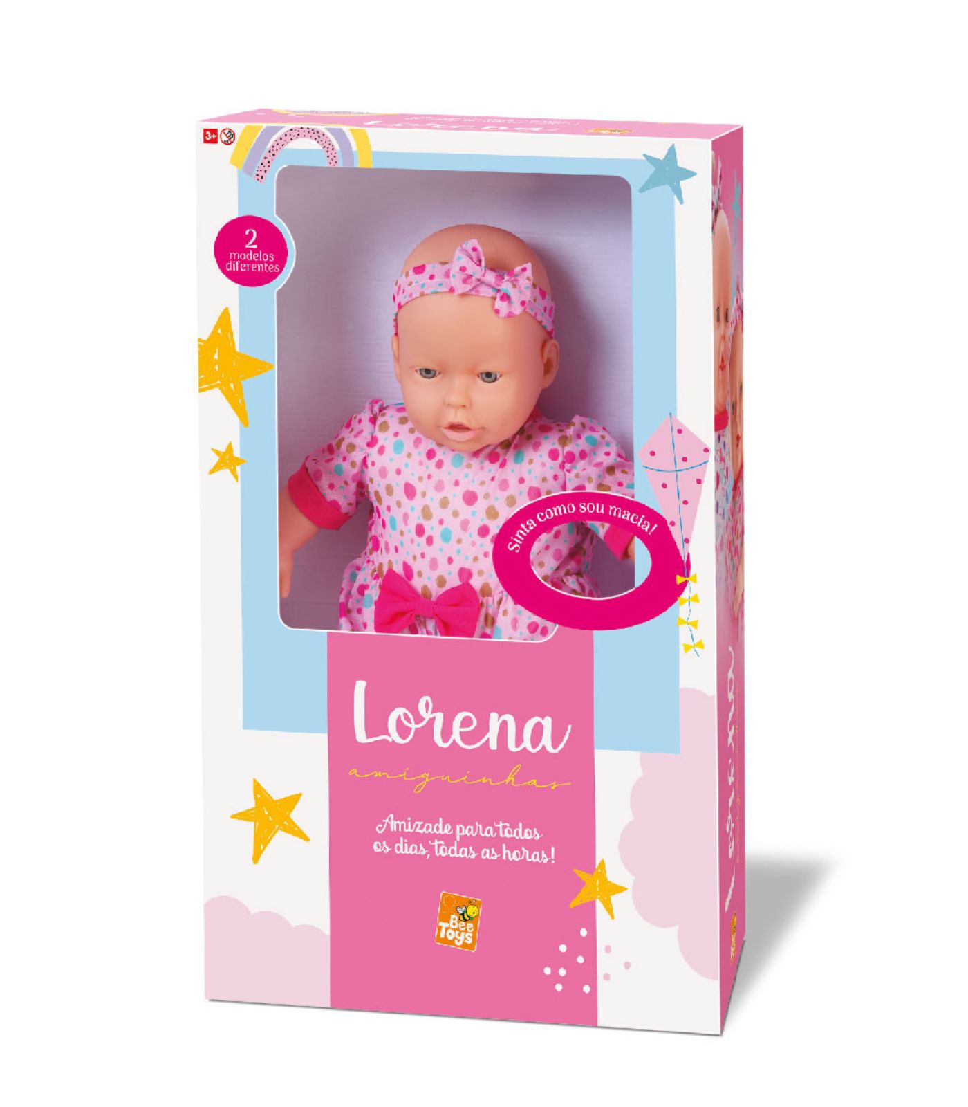 Boneca Lorena Amiguinhas Bee Toys Unica Un