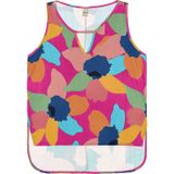 Regata Feminina Flores Assimétrica Rovitex Rosa P