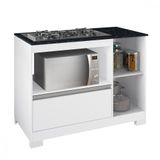 Balcão Para Cooktop 5 Bocas Branco Nt 3050 New Notável