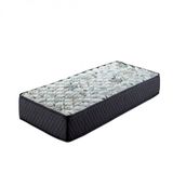 Colchão Solteiro Molas Bonnel 88x188x20cm Strass Basic Preto Cinza Prorelax