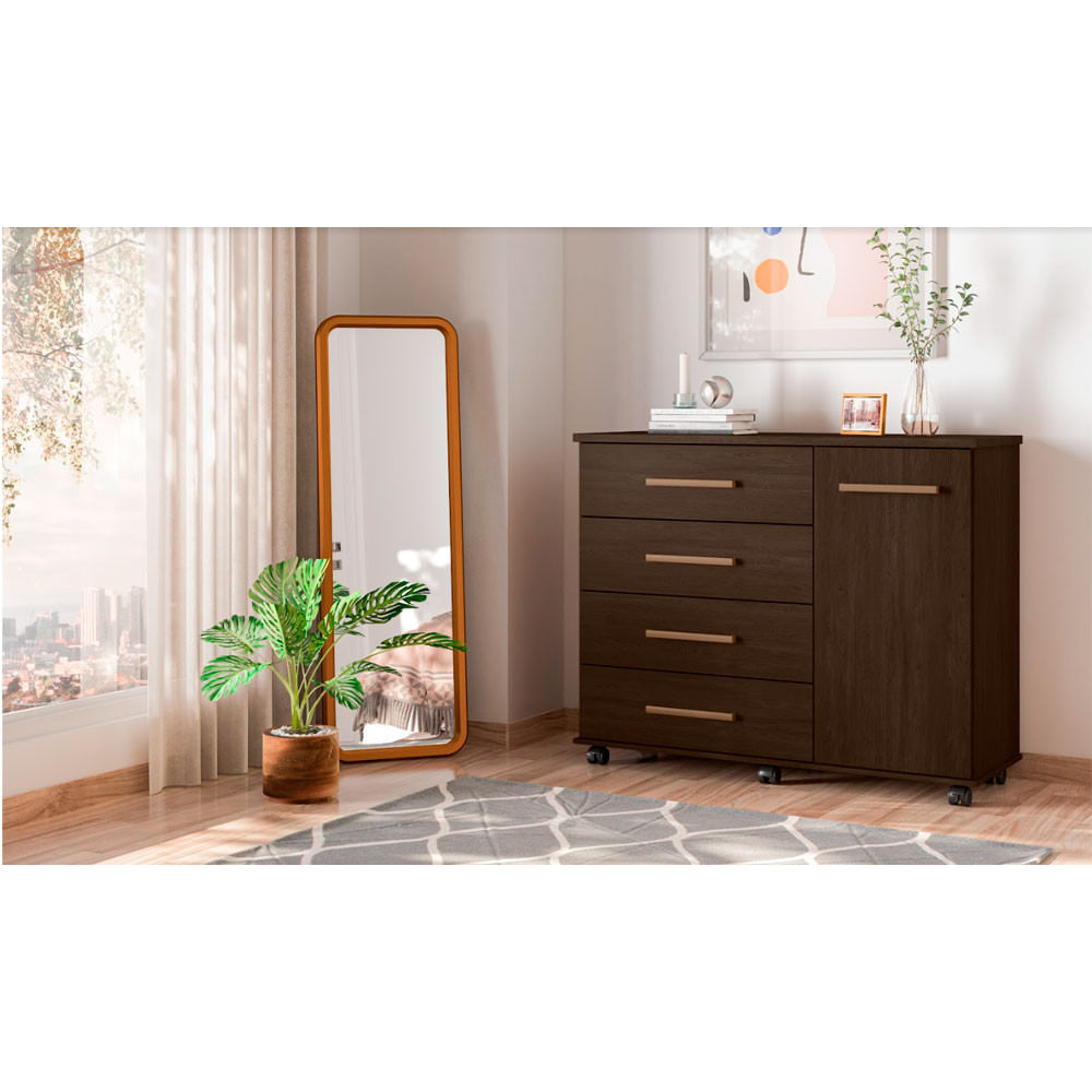 Cômoda Flora 4 Gavetas Demobile