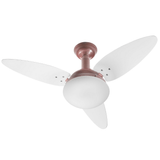 Ventilador De Teto Venti-delta Jet 3 Pás Branco/rosa 220v