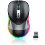 Mouse Sem Fio, Mouse Jiggler Para Laptop - Mouse De Computador Recarregável Led Mouse Mover Movimento Aleatório Indetectável Com Botão Liga/desliga M