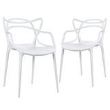 Kit - 2 X Cadeiras Masters Allegra - Branco