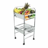 Fruteira Inox Com 2 Andar