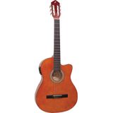 Violão Eletroacústico Flat Nylon Cutaway Nf-14 Ceqn Natural