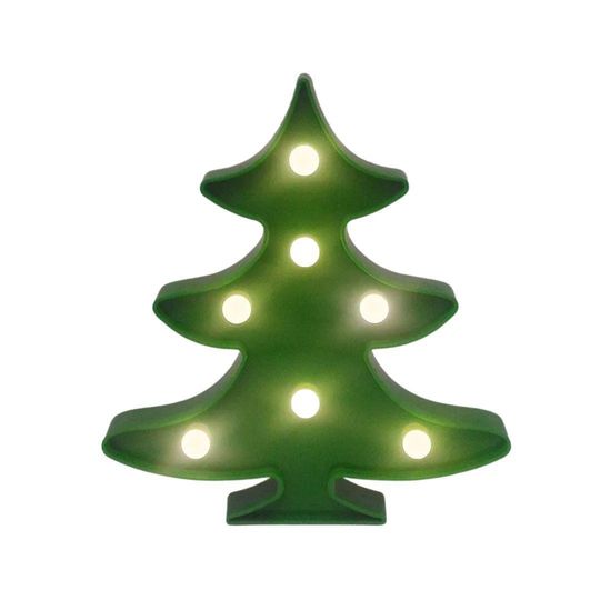 Luminária De Led Árvore De Natal Verde Decoração Natalina - Carrefour