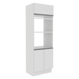 Coluna Para 2 Fornos Madesa Glamy 2 Portas e 1 Suspensa