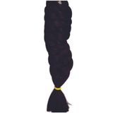 Cabelos Jumbo 165g 104cm Fibra Orgânica P/ Tranças #99j Id