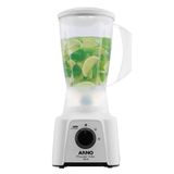 Liquidificador Arno Power Mix LQ12 Copo de Plástico 2 Velocidades + Pulsar 550W Branco - 220V