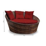 Chaise Orbit Em Duna Vermelho