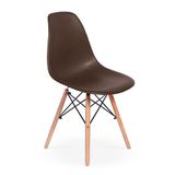 Cadeira Charles Eames Eiffel Dkr Wood - Design - Marrom