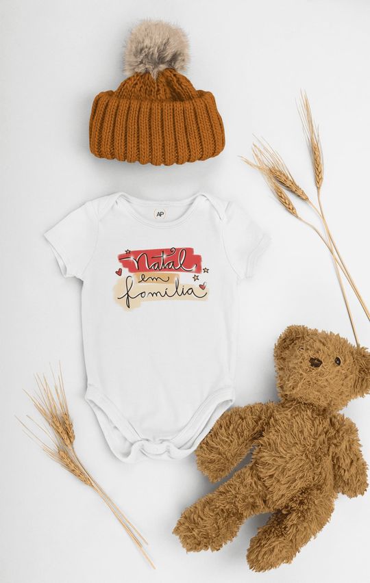 Body Bebe Infantil Menino Ou Menina Meu Primeiro Natal Md14 - Carrefour