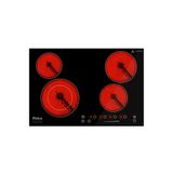 Fogão Cooktop Elétrico Philco Volcano Vitrocerâmico 4 bocas PCT44VC Preto 220v