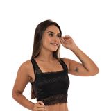 Sutiã Imi Lingerie Cropped Regata Top Renda Virginia