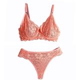 Conjunto Renda Dolce Sedutti Salmão Fio Rosa Gg