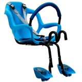 Cadeirinha Infantil Azul Para Bike Dianteira Pojda Baby Bike