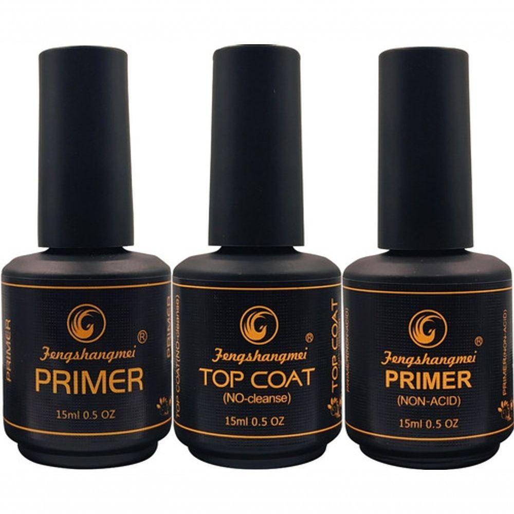 Kit Blindagem Primer Primer Não Acido Top Coat Fengshangmei Carrefour