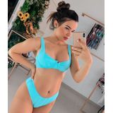 Biquíni Aro Sem Bojo Calcinha Asa Delta Fio Duplo