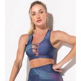 Top Feminino Free Endless Azul M