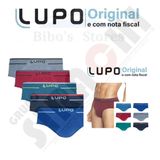 Kit 5 Cuecas Slip Lupo Sem Costura Fio Texturizado Lupo 624