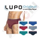 Kit 8 Cuecas Slip Lupo Sem Costura Fio Texturizado Lupo 624