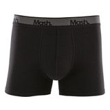 Cueca Boxer Mash Masculina Cotton Algodão Elástico Preto M