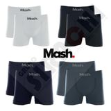 Kit 8 Cuecas Boxer Sem Costura Microfibra Mash 711.01