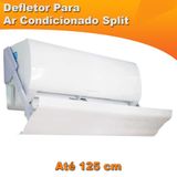 Defletor Para Ar Condicionado Split Universal De Pvc Encaixe Ajustável Ate 125cm Sob Medida