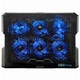 Cooler Para Notebook Com 6 Fans E Led Azul Ac282