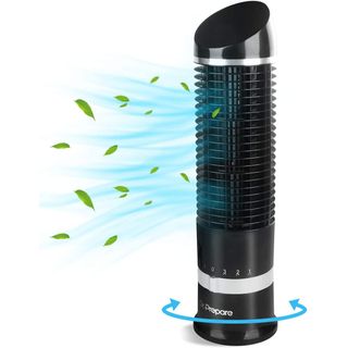 Ventilador de Torre 4 em 1 com 12 Velocidades, Oscilação 360