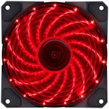 Fan/cooler Vx Gaming V.lumi 15 Pontos De Led 120x120 Vermelho - Vlumi15r