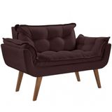 Poltrona Opalla 2 Lugares Marrom
