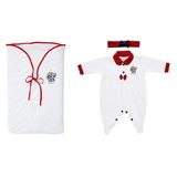 Kit Bebê Saída De Maternidade Flamengo Oficial Menina