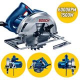 Serra Circular Manual Bosch Gks150 Professional 220v 1500w Com Disco De Vídea Para Madeira