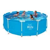 Piscina Com Armação 7.000 Litros 366 X 76 Cm 510700 Belfix