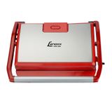 Grill Panini Lenoxx Pgr155 Inox Red 127v