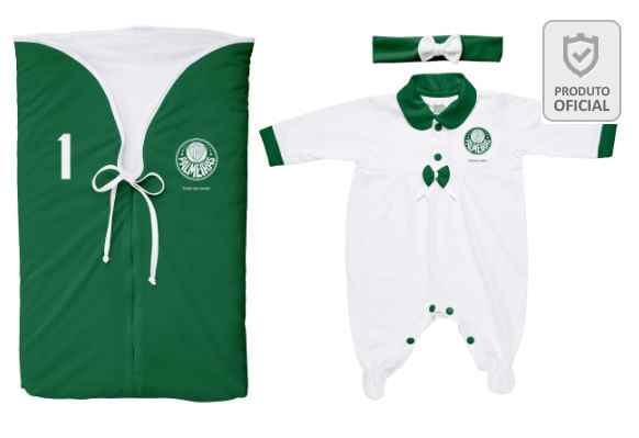 Kit Saída Maternidade Do Palmeiras Para Meninas Oficial