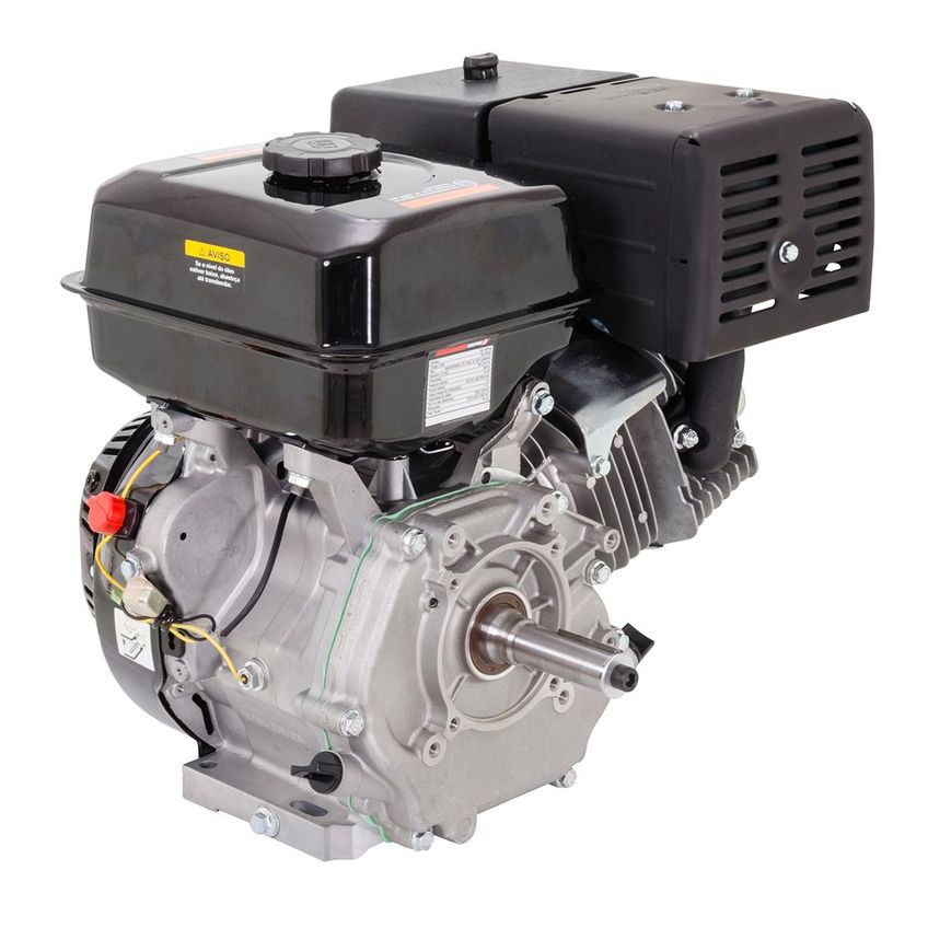 Motor Estacionário Profissional Para Geradores E Bombas Ge1300b Kawashima Á Gasolina Com Motor 4 Tempos 13hp 3600rpm 389cc Partida Manual - imagem 4