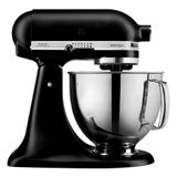 Batedeira Kitchenaid Stand Mixer Artisan 4,8l Black Matte 110v Kea33cpana
