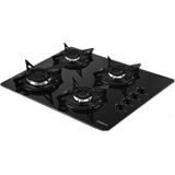 Fogão Cooktop V400 Preto 4 Bocas - Fogatti Esmaltado