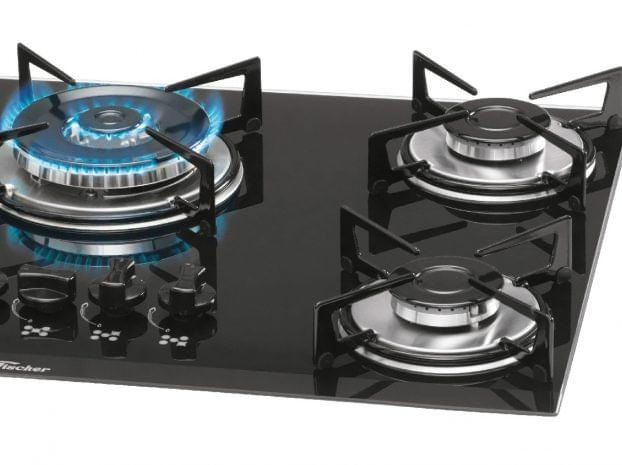 Fogão Cooktop Fischer 5 Bocas Tripla Chama