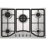 Cooktop A Gás Inox 5 Bocas Oster Semiprofissional - Bivolt