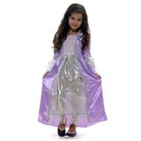 Fantasia Princesa Lilás Vestido Infantil P