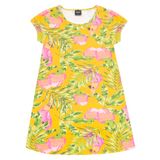 Vestido Infantil Estampado Select Amarelo 8