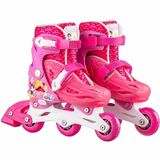 Patins Inline Ajustável 2 Em 1 31/34 Princesas - Multikids