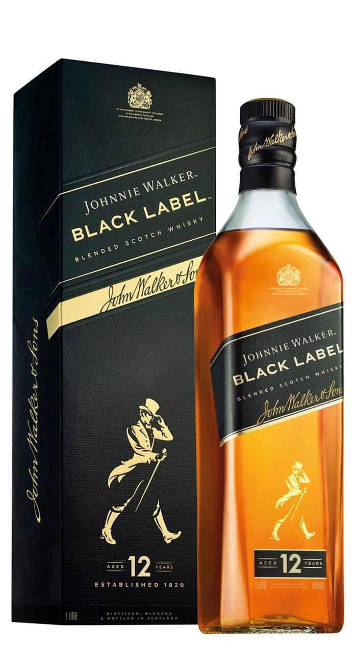 Whisky Johnnie Walker Black Label 1000ml