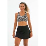 Short Saia Fitness Preto Tri Vitória G